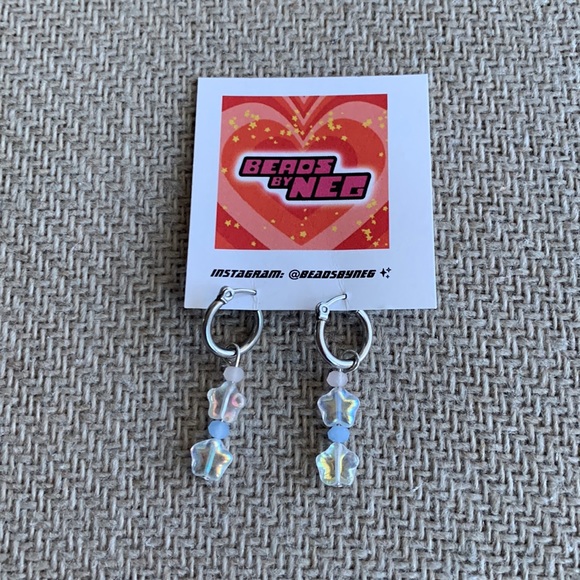 Hand Crafted Jewelry - CareBear Star dreamy Earring